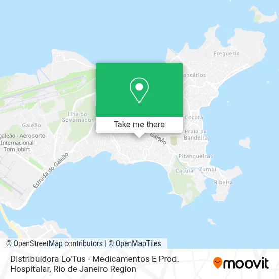 Distribuidora Lo'Tus - Medicamentos E Prod. Hospitalar map