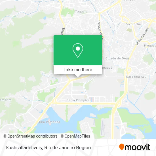 Sushizilladelivery map