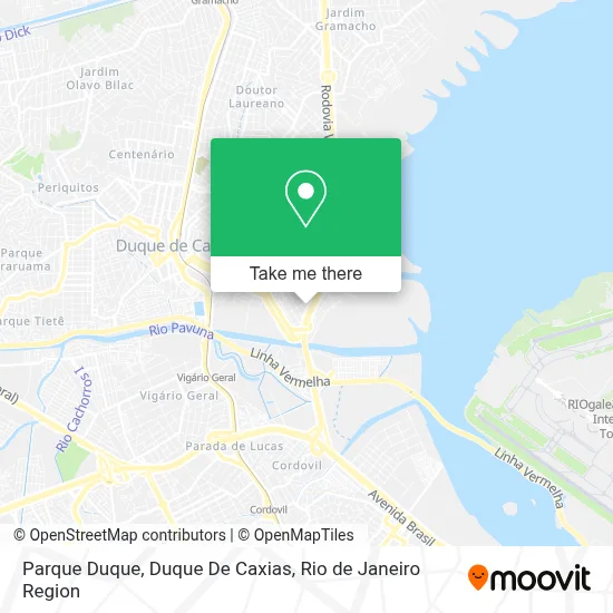 Parque Duque, Duque De Caxias map