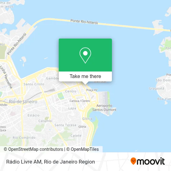 Rádio Livre AM map