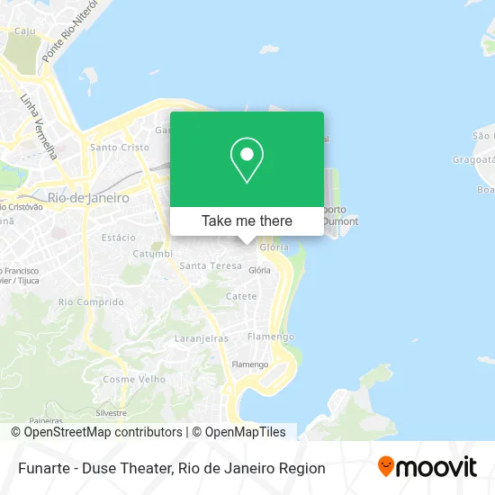 Funarte - Duse Theater map