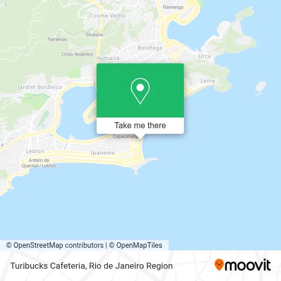 Turibucks Cafeteria map