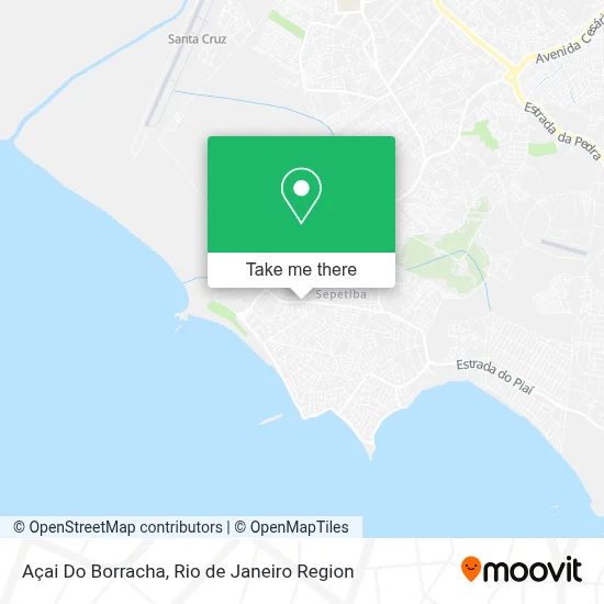 Açai Do Borracha map