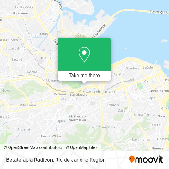 Betaterapia Radicon map