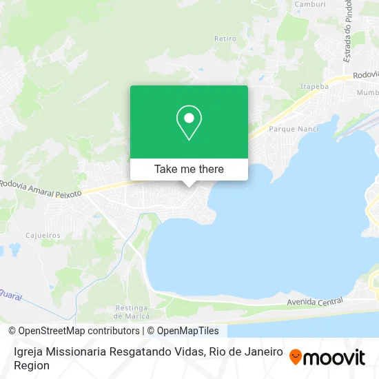 Igreja Missionaria Resgatando Vidas map