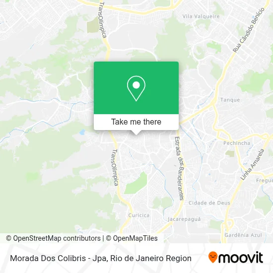 Morada Dos Colibris - Jpa map