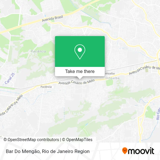 Bar Do Mengão map