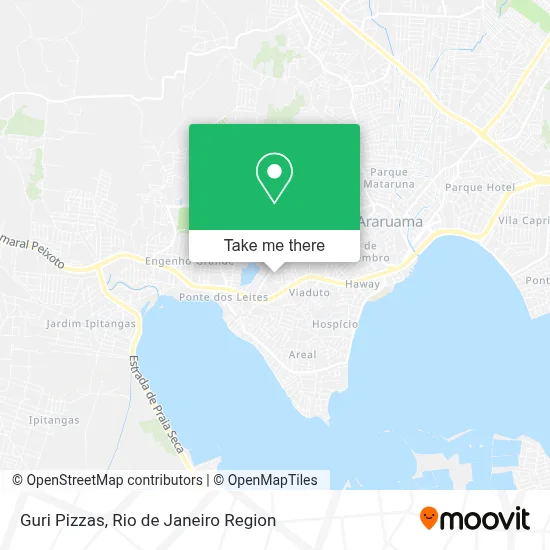 Guri Pizzas map