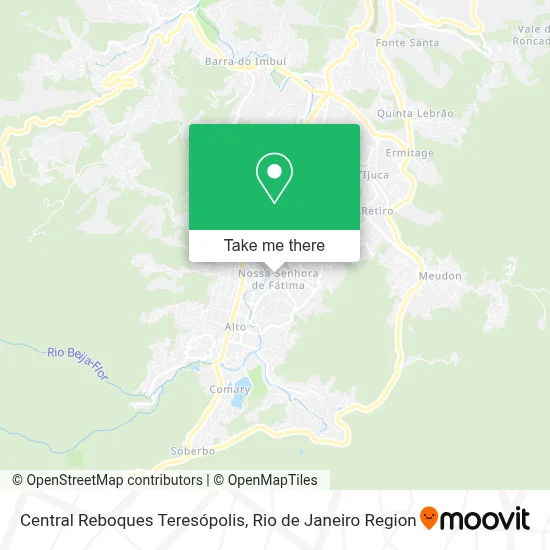 Central Reboques Teresópolis map