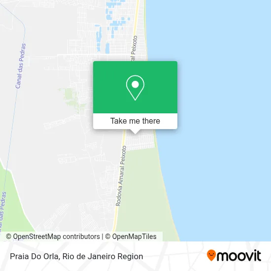 Praia Do Orla map