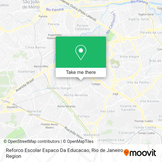 Reforco Escolar Espaco Da Educacao map