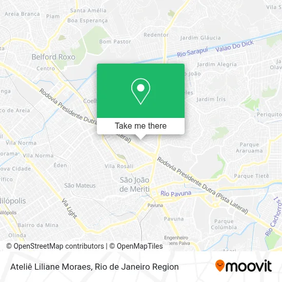 Ateliê Liliane Moraes map