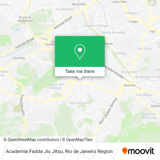 Academia Fadda Jiu Jitsu map