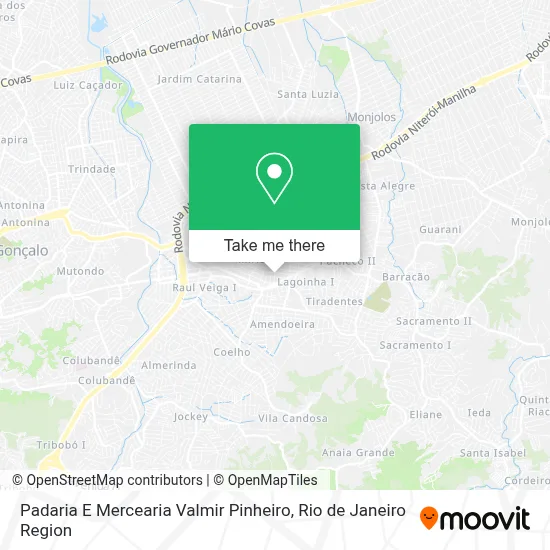 Padaria E Mercearia Valmir Pinheiro map