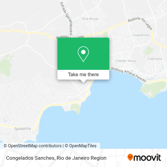 Congelados Sanches map