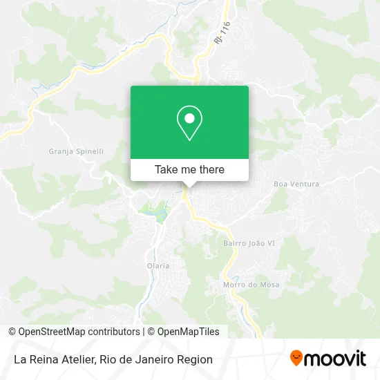 La Reina Atelier map