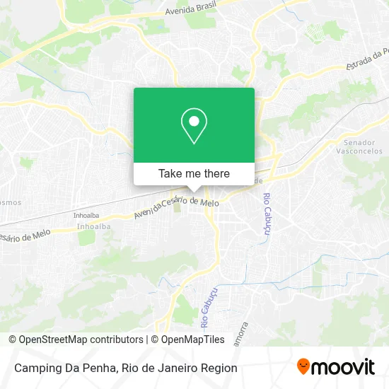 Camping Da Penha map