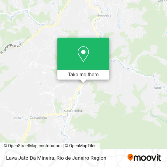 Lava Jato Da Mineira map