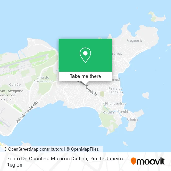 Posto De Gasolina Maximo Da Ilha map
