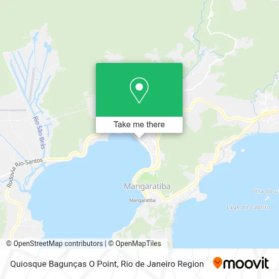 Quiosque Bagunças O Point map