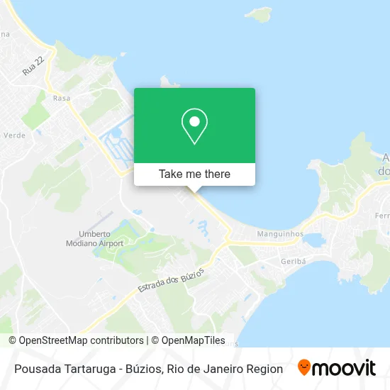 Pousada Tartaruga - Búzios map