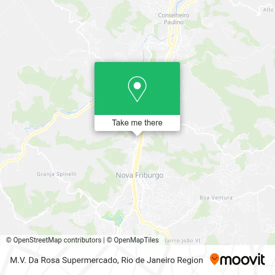 M.V. Da Rosa Supermercado map