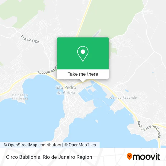 Circo Babilonia map