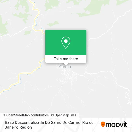 Base Descentralizada Do Samu De Carmo map