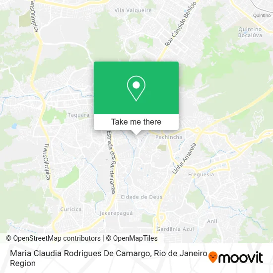 Maria Claudia Rodrigues De Camargo map