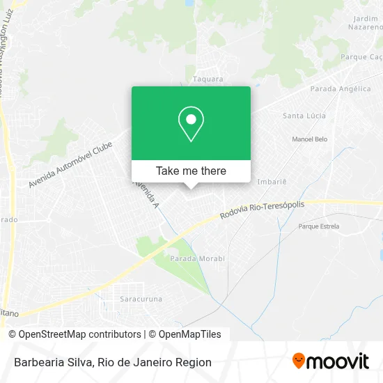 Barbearia Silva map