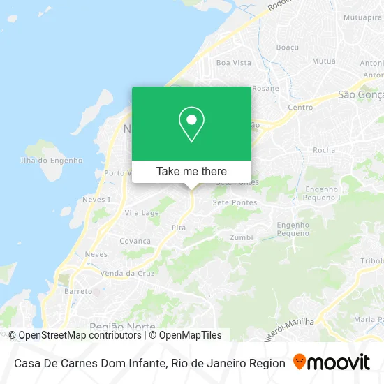 Casa De Carnes Dom Infante map
