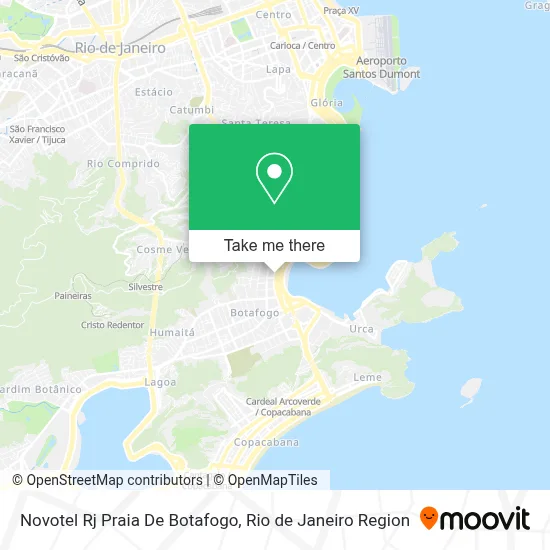 Novotel Rj Praia De Botafogo map