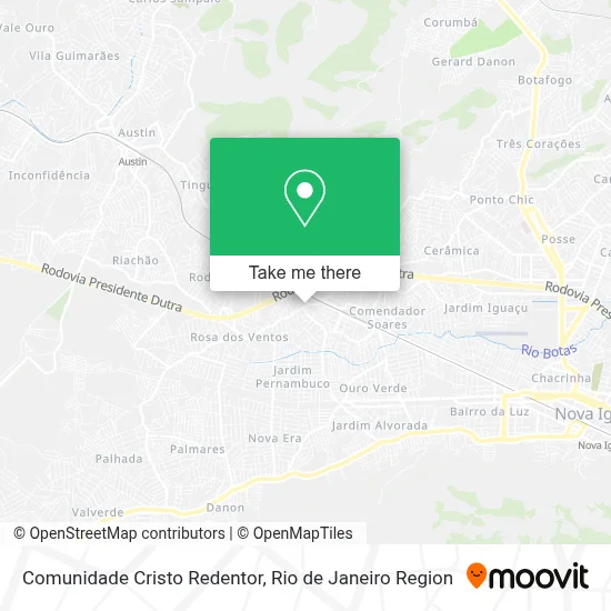 Comunidade Cristo Redentor map