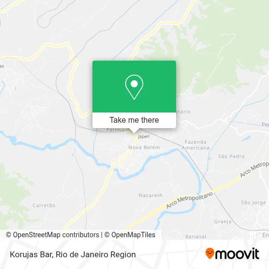 Korujas Bar map