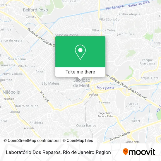 Laboratório Dos Reparos map