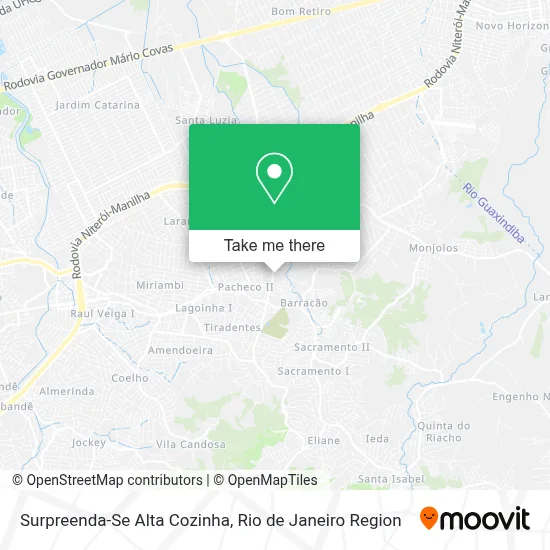 Surpreenda-Se Alta Cozinha map