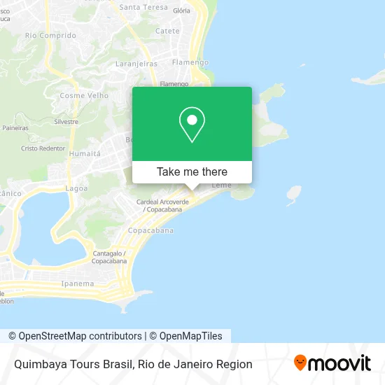 Quimbaya Tours Brasil map