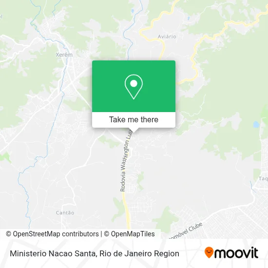 Ministerio Nacao Santa map