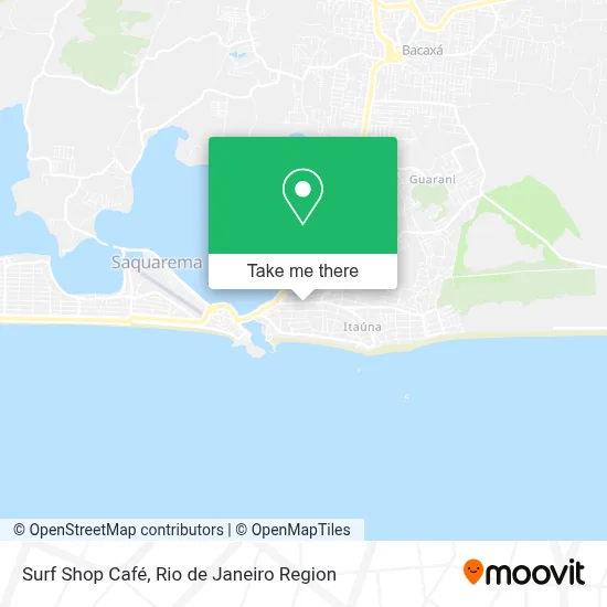 Surf Shop Café map