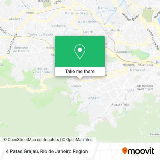 4 Patas Grajaú map