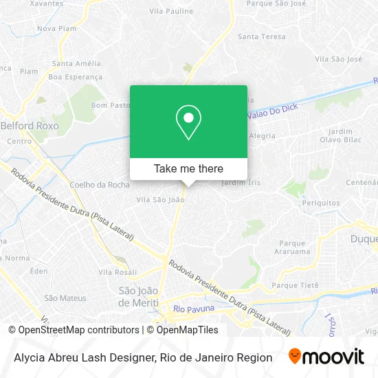 Alycia Abreu Lash Designer map