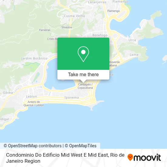 Condominio Do Edificio Mid West E Mid East map