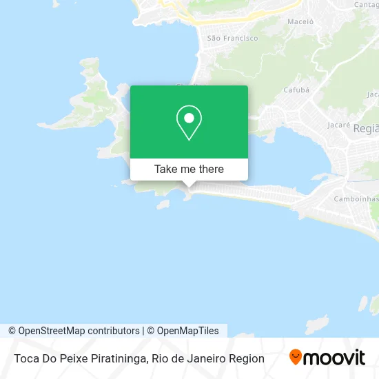 Toca Do Peixe Piratininga map