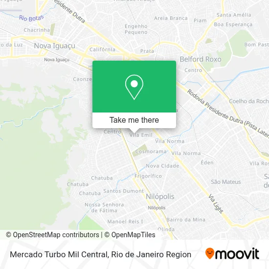 Mercado Turbo Mil Central map