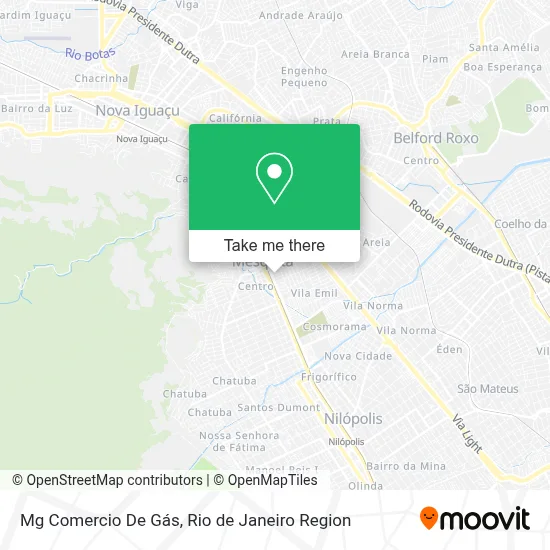 Mg Comercio De Gás map