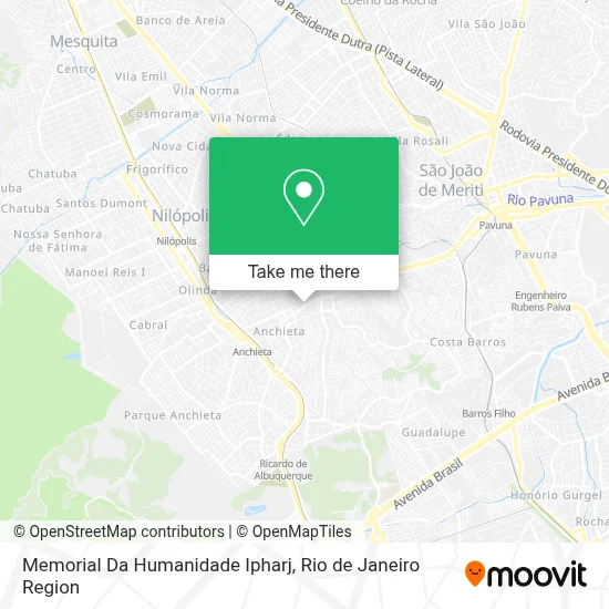Memorial Da Humanidade Ipharj map