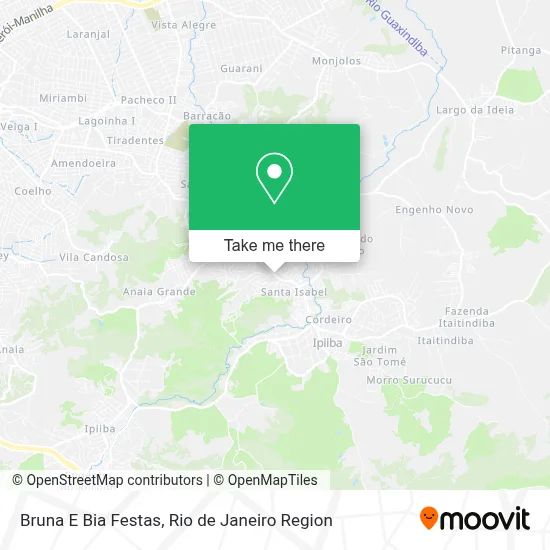 Bruna E Bia Festas map