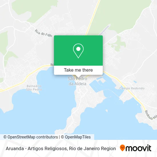 Aruanda - Artigos Religiosos map