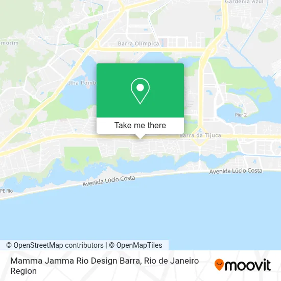 Mamma Jamma Rio Design Barra map
