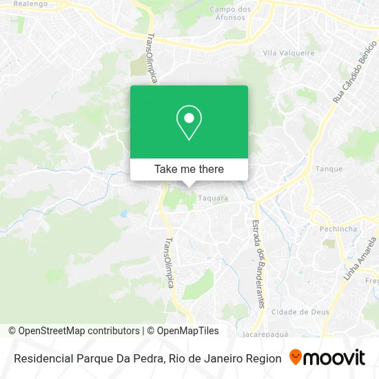 Residencial Parque Da Pedra map